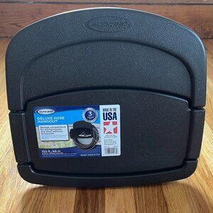 NEW Suncast Deluxe Hose Hangout with Storage Compartment - Java